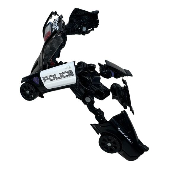 Transformers Barricade Converting Action Figure 7" Black Collectable Toy Police - Picture 5 of 6